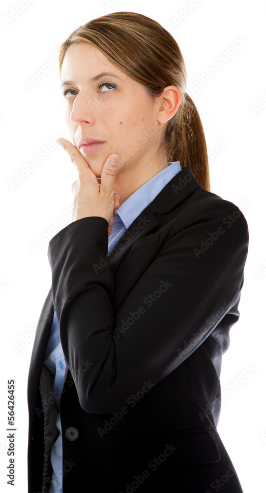 Attractive caucasian girl in studio Attractive caucasian girl in studio
