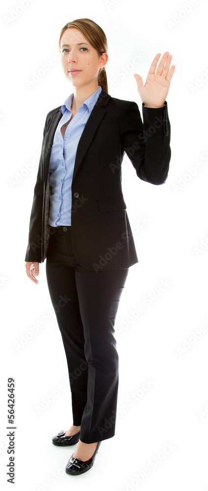 Attractive caucasian girl in studio Attractive caucasian girl in studio