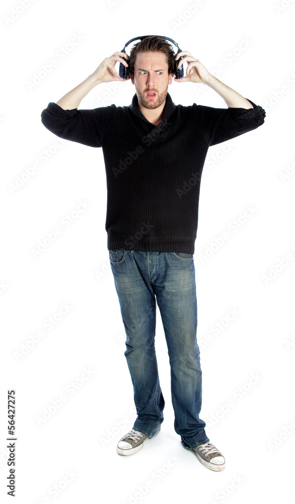 Attractive caucasian man shot in studio Attractive caucasian man shot in studio
