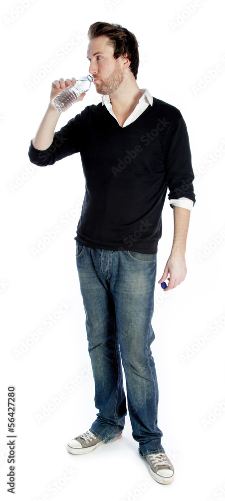 Attractive caucasian man shot in studio Attractive caucasian man shot in studio