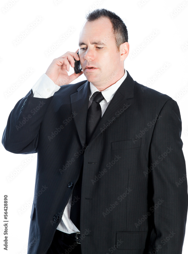 Caucasian businessman 40 years old Caucasian businessman 40 years old