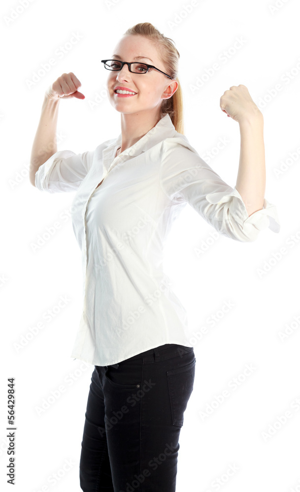 attractive caucasian blond in 30 years old