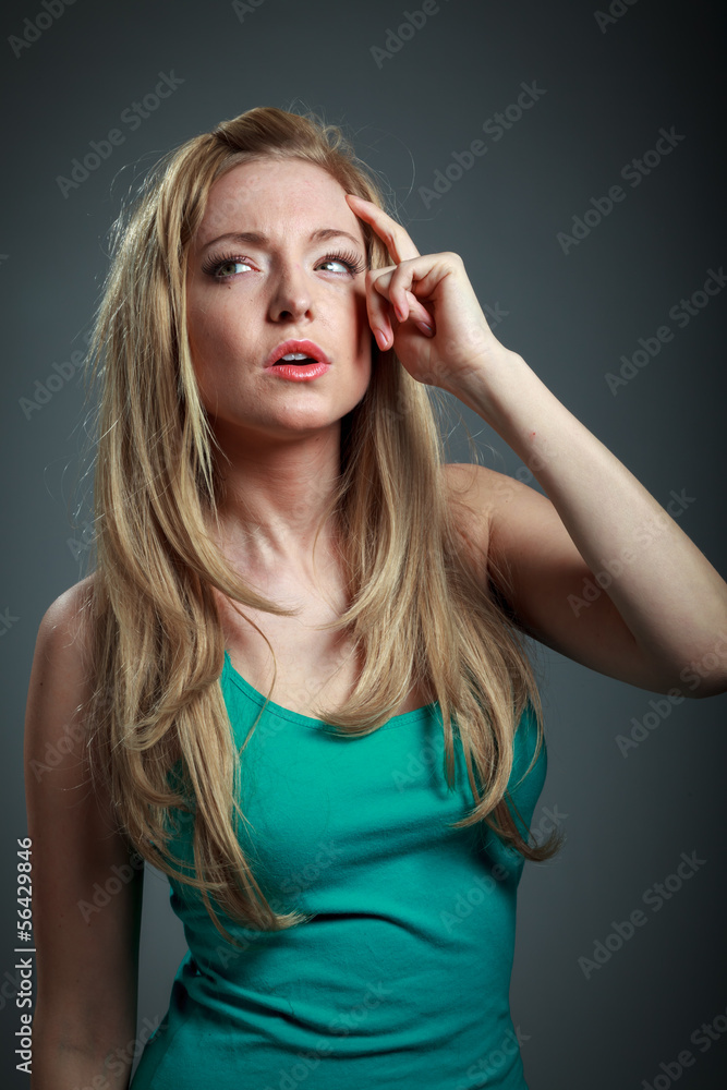 attractive caucasian blond in 30 years old attractive caucasian blond in 30 years old