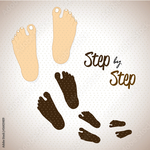 step by step