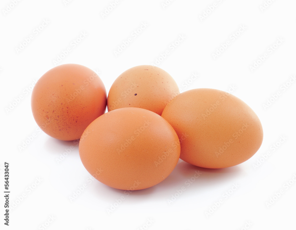 eggs isolated on white background eggs isolated on white background