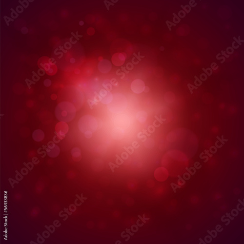 Red background with defocused lights