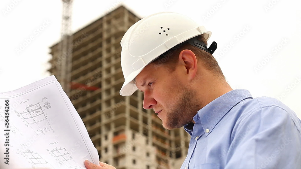 construction engineer at a construction site construction engineer at a construction site