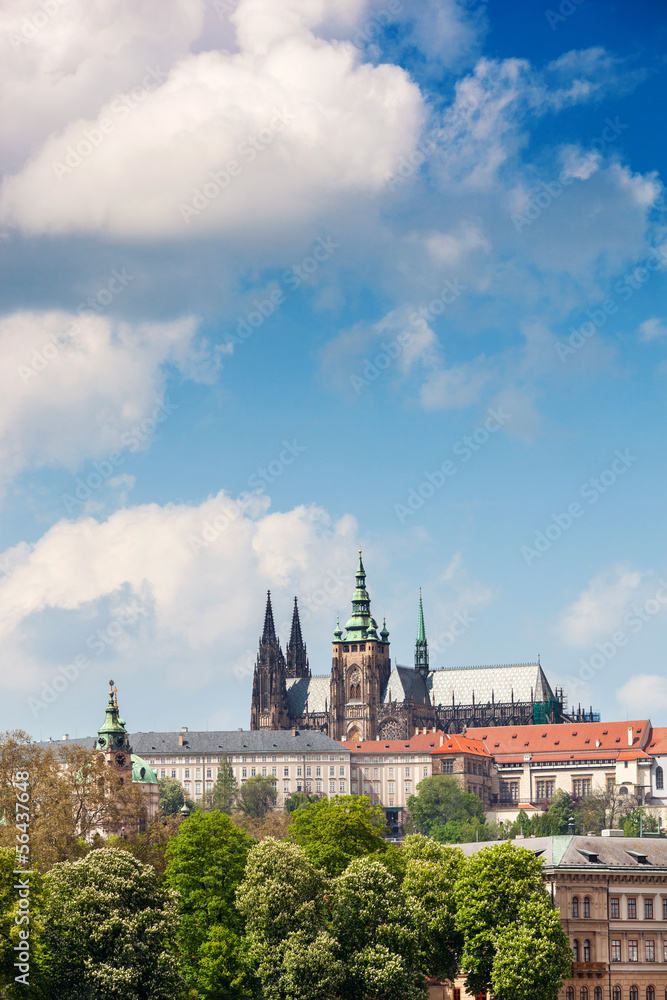 View on Hradcany in Prague, Czech Republic View on Hradcany in Prague, Czech Republic