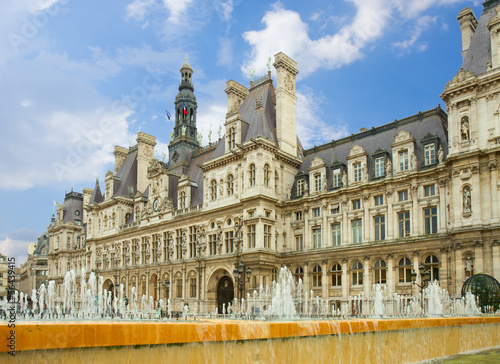 city hall of Paris, France