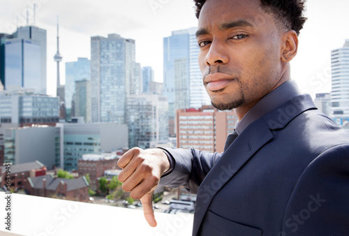 Photography Attractive afro-american business man posing in studio