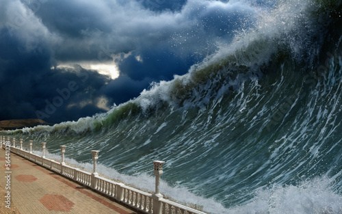 Tsunami waves #56441028