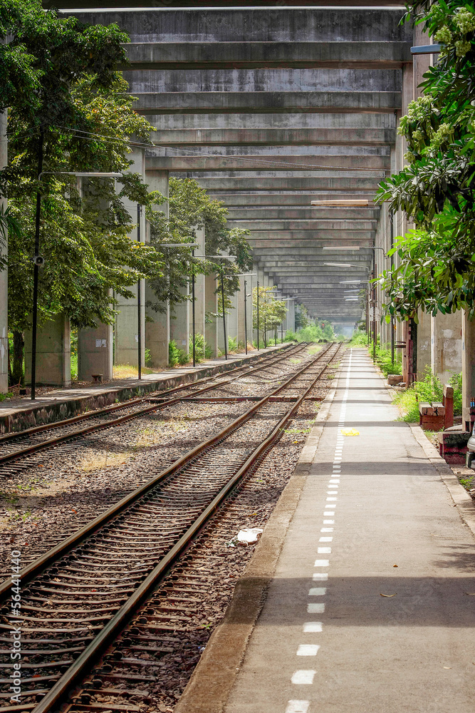 Fototapeta premium Railway in Bangkok