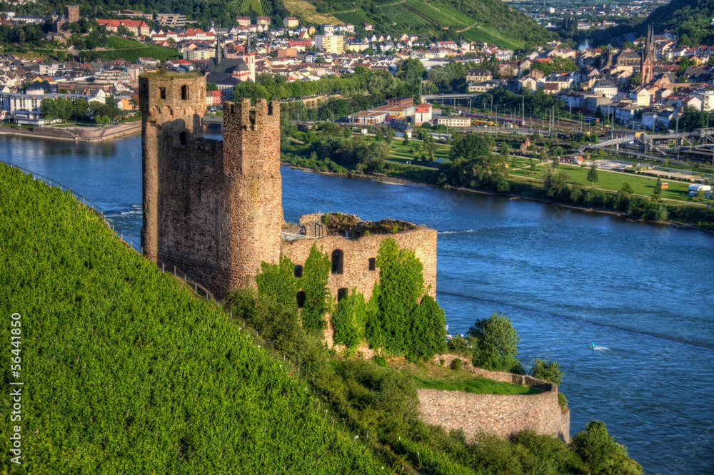 Ancient german fortress, Ruedesheim, Rhein-main-pfalz, Germany