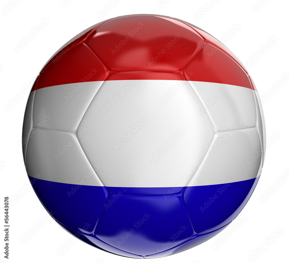 Soccer ball  with Netherlands flag