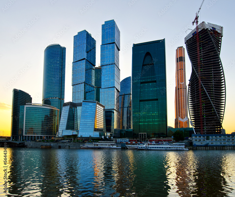Obraz premium Moscow City. Moscow, Russia.