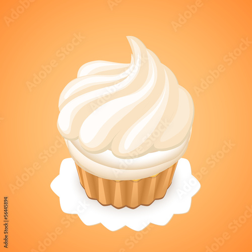 cake with meringue