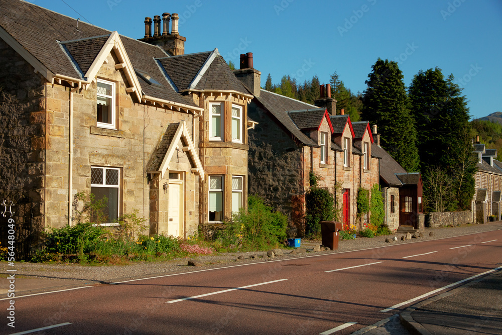 Spring evening in Strathyre, Scotland, UK.