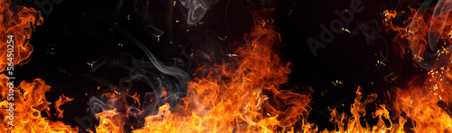 Fire flame background photo