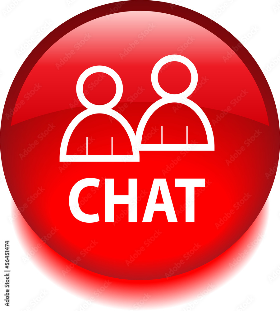 Круглый векторный знак с надписью Chat Круглый векторный знак с надписью Chat