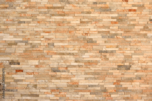 Stacked stone wall background horizontal