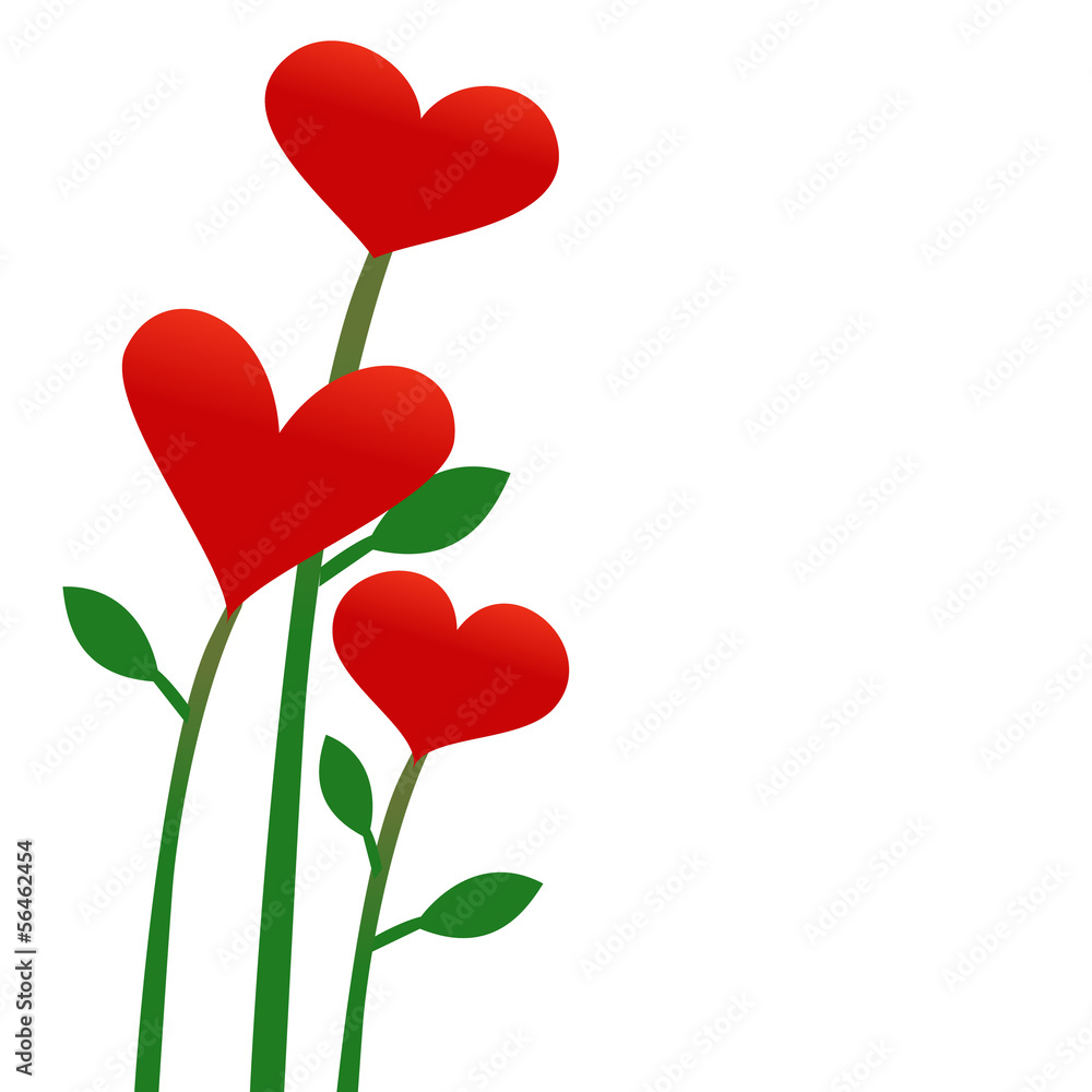 flower from hearts