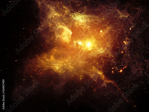 Fototapeta Naklejka Na Ścianę i Meble -  Reality of Fractal Nebulae