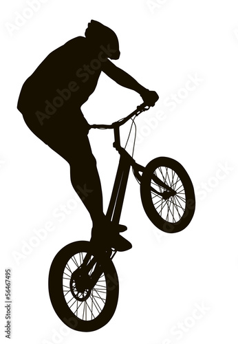 Bike vector silhouette