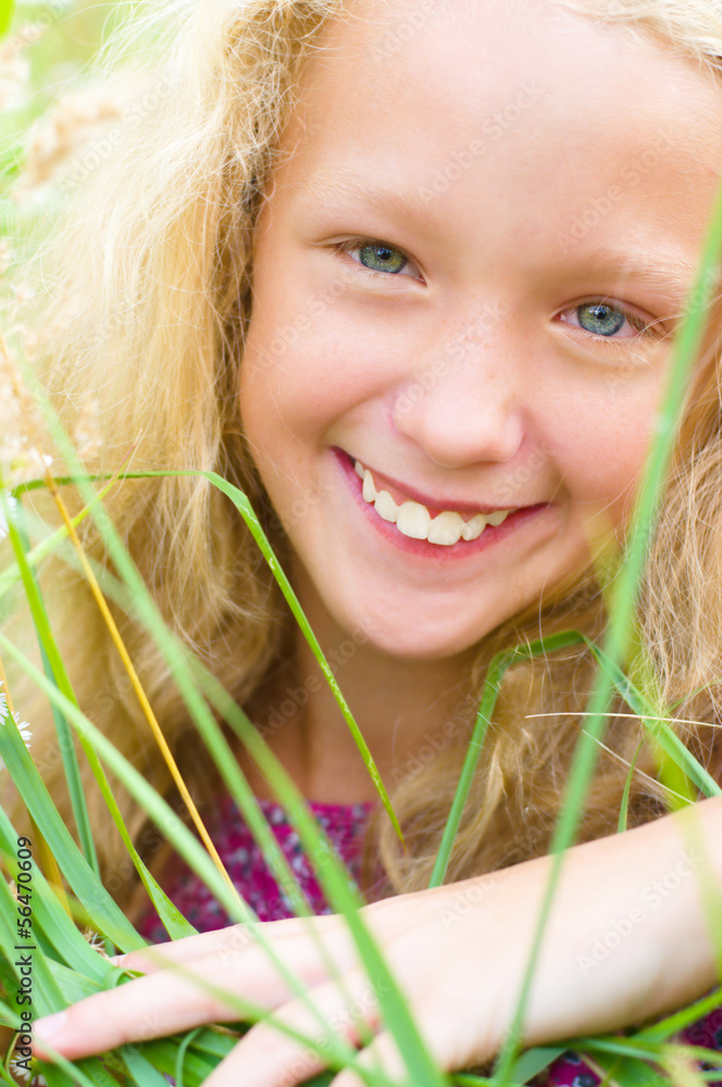 Naklejka premium summer portrait