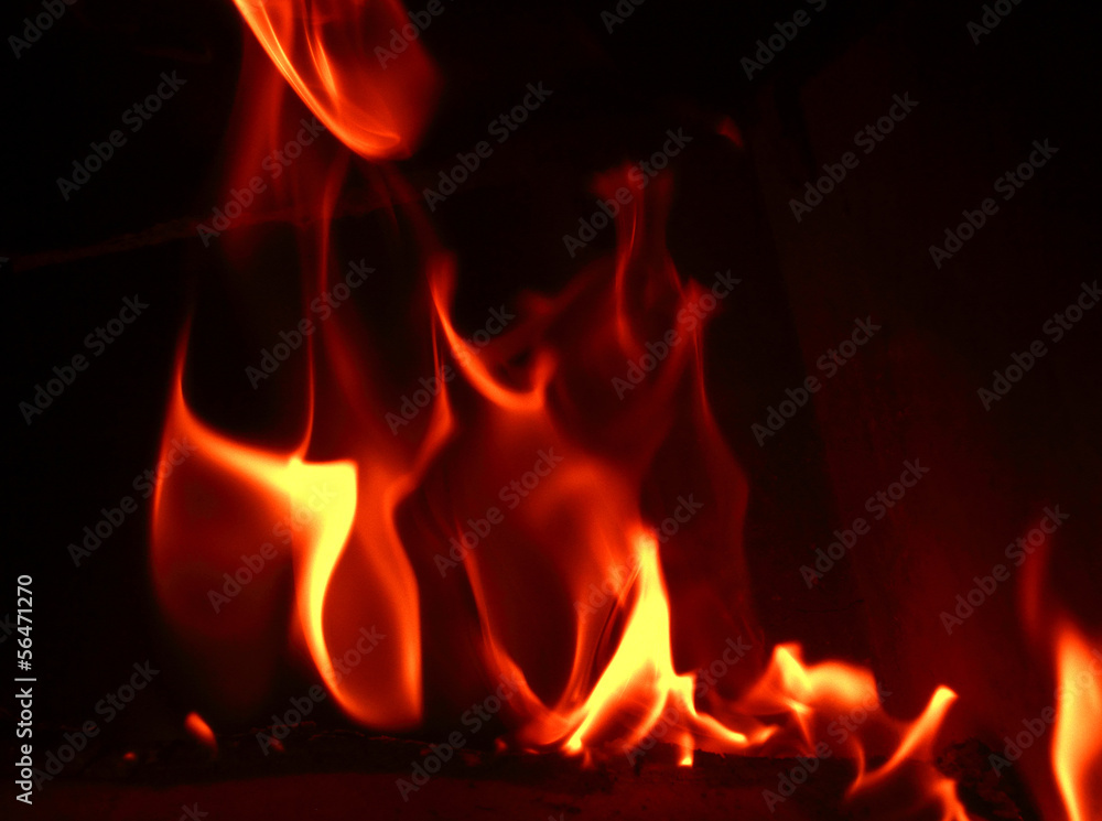 Fire flames