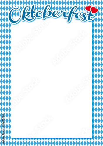 Vorlage für Oktoberfest