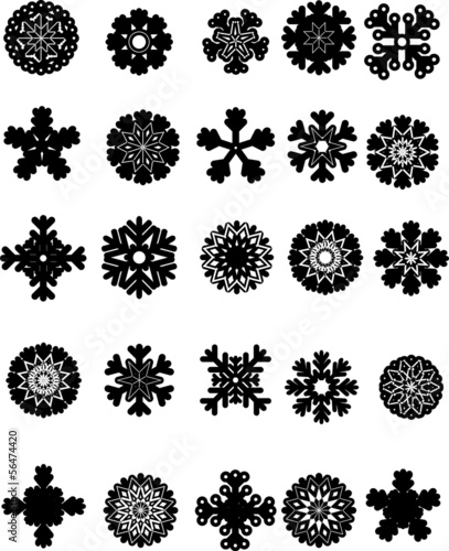 Grunge snowflake