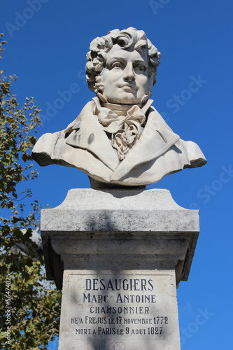 Le buste Marc-Antoine Madeleine Désaugiers de Fréjus