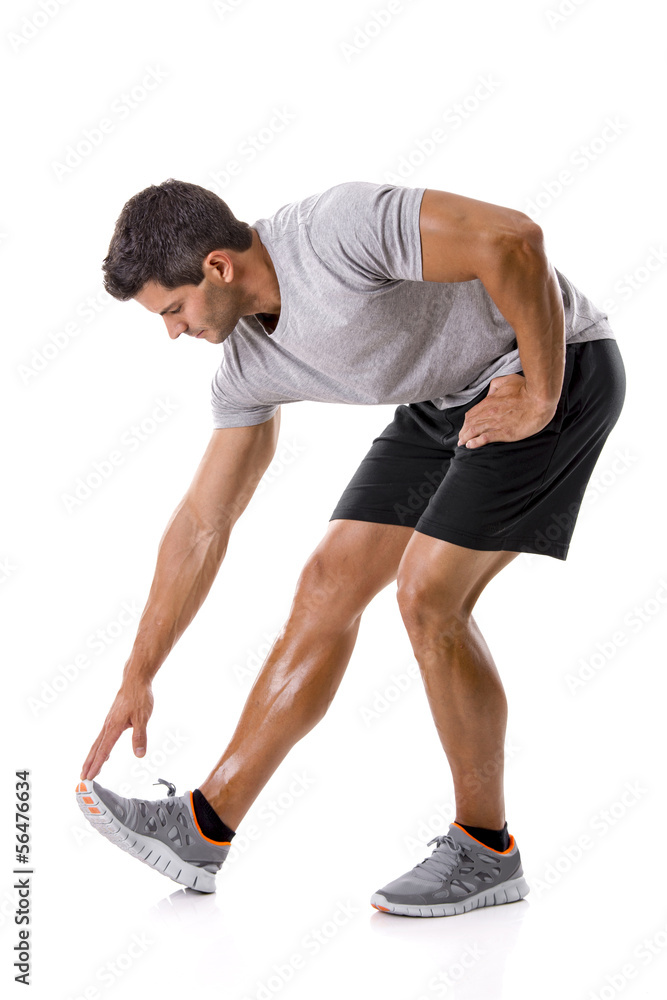 Man doing exercises Man doing exercises