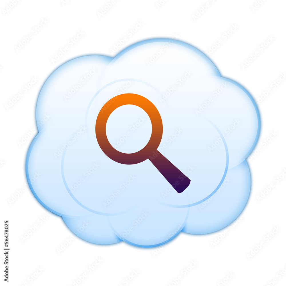 Icon on the clouds Icon on the clouds
