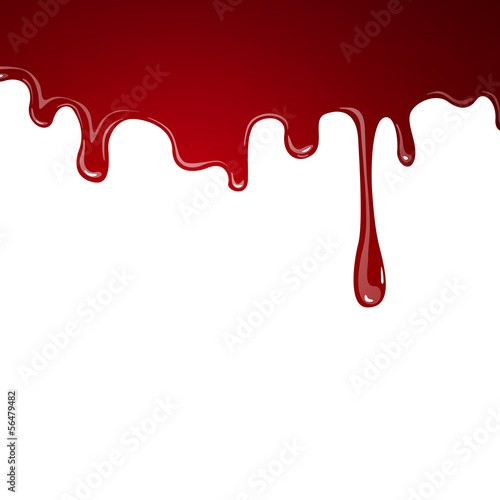 Vector Illustration of Flowing Blood