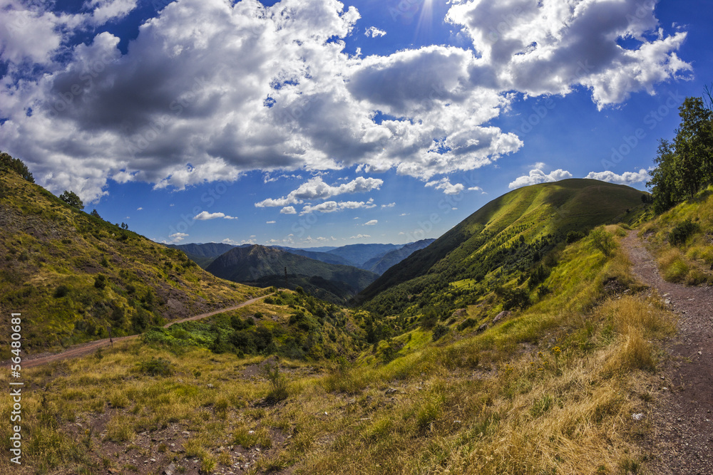 Landscape in Garfagnana (Tuscany)