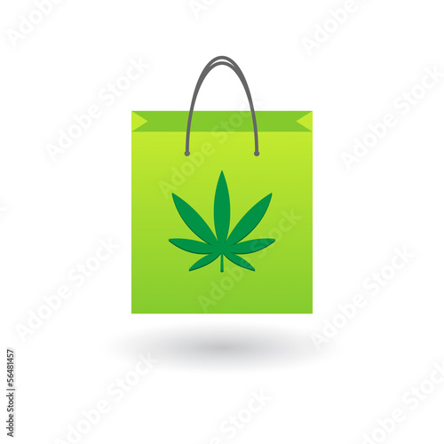 Shopping bag with icon