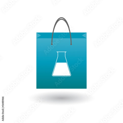 Shopping bag with icon