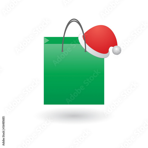 Shopping bag with icon