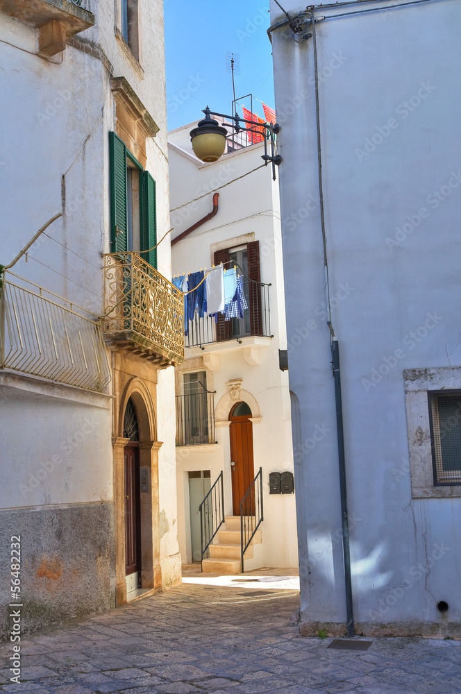Fototapeta premium Alleyway. Noci. Puglia. Italy.