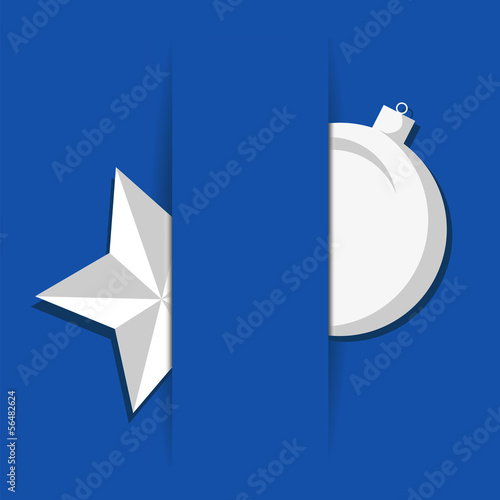 Simple Christmas card with place for you own text
