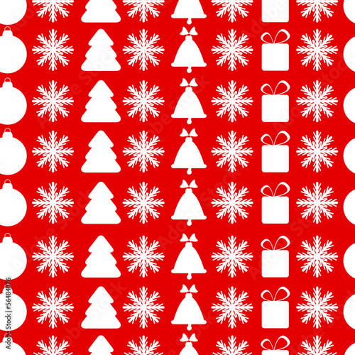 Christmas seamless pattern.new year background.white christmas s