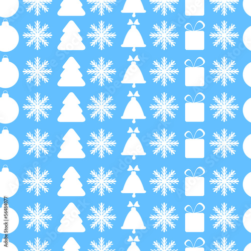 Christmas seamless pattern.new year background.white christmas s