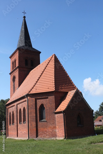Dorfkirche von Prietzen im Westhavelland photo