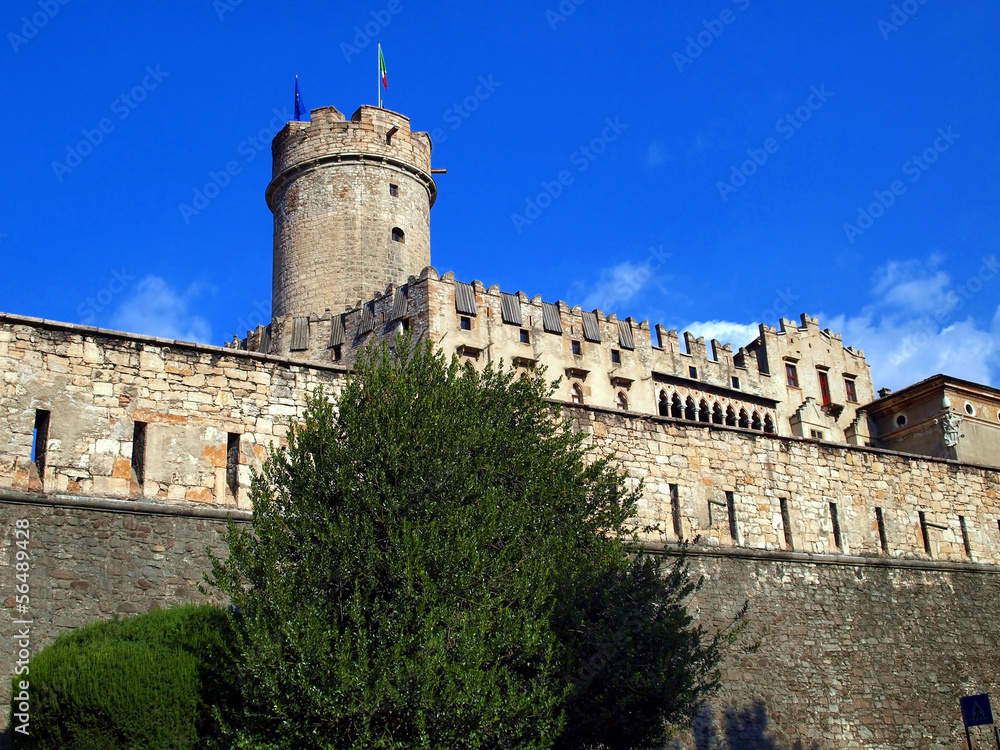 Buonconsiglio castle and museum in Trento