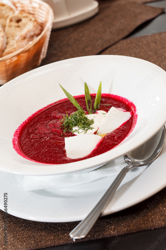 Cold beetroot soup Cold beetroot soup