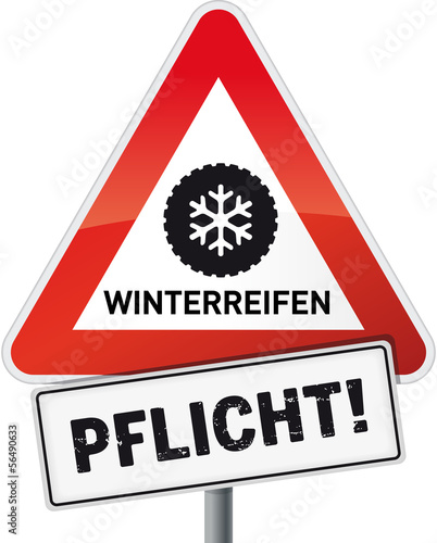 Schild Winterreifen Pflicht