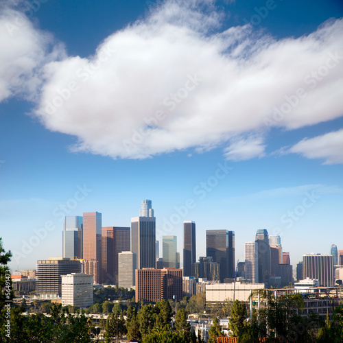 Downtown LA Los Angeles skyline California