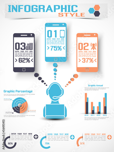 INFOGRAPHIC MODERN STYLE MOBILE