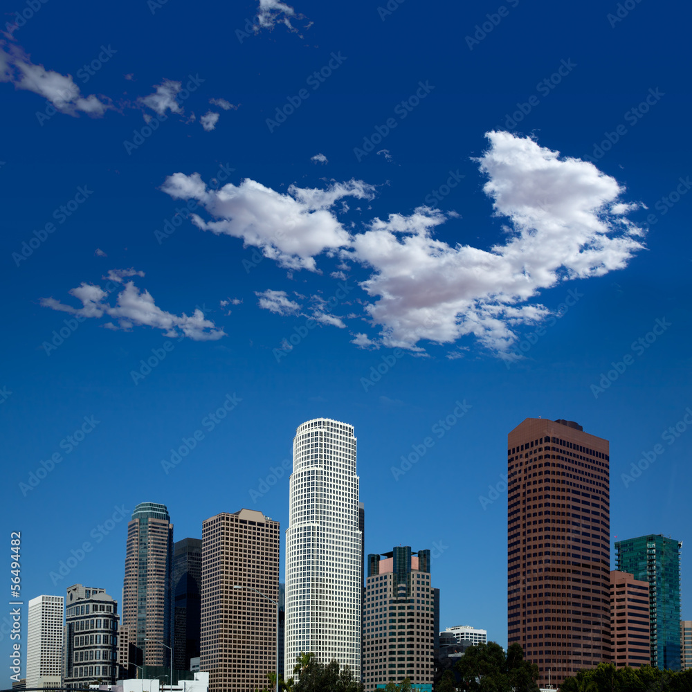 LA Los Angeles Downtown cityscape California LA Los Angeles Downtown cityscape California